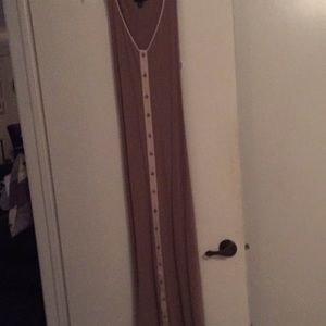 Willi Smith maxi button down dress